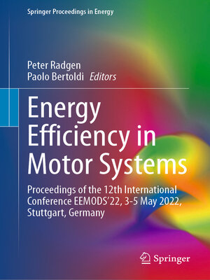 cover image of Energy Efficiency in Motor Systems